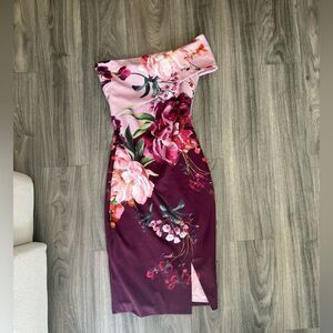 Ted Baker London | Dresses | Ted Baker Gabie Oneshoulder Draped Dressin A  Beautiful Olive Green Color | Poshmark